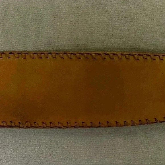 Women’s Vintage Woven Multicolor Leather Southwestern made in Guatemala Size 30 - Picture 13 of 16